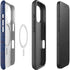 Guam Flag Dark Wood iPhone 16 Plus Magsafe Impact Case